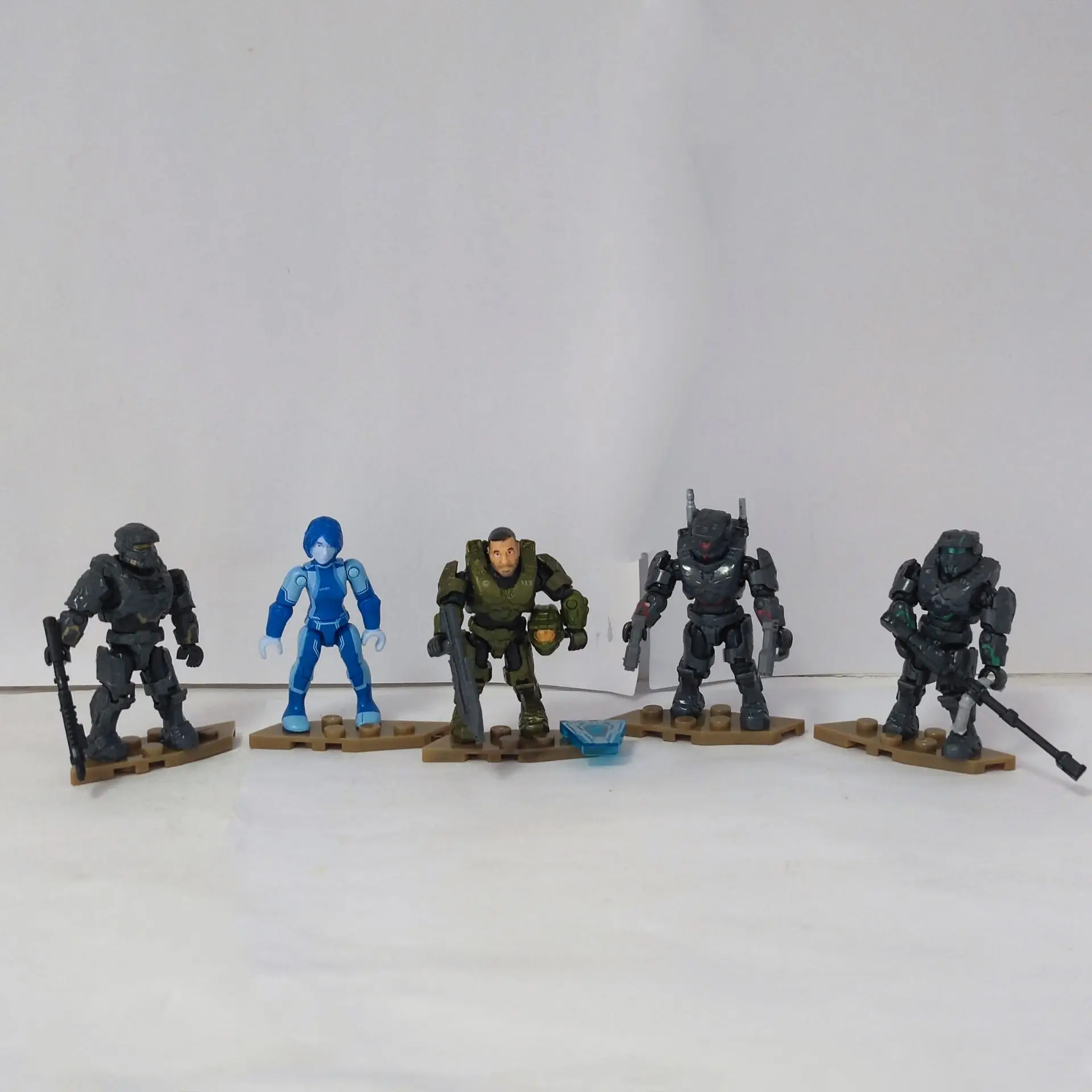 Фото Mega UNSC Spartan KAI-125 V фило-134 RIZ-028 Cotana John-177 5 шт. Свободная мини-фигурка игрушки №1