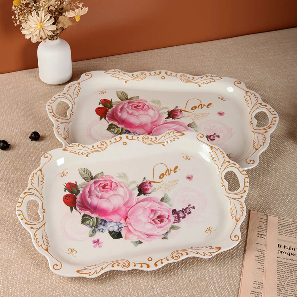 

Вечерние сервировочный поднос, кофейный декор, пустынная тарелка, пластиковый поднос для еды, квадратные стаканы для питья, Европейский поддон, тарелка для сыра