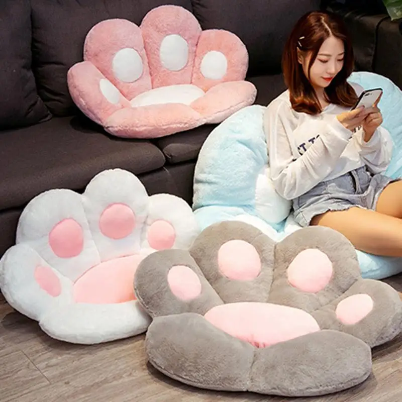 

Soft Cat Paw Cushion Cute Cat Paw Chair Cushion For Office Home Seat Sofa Large Warm Chair Pillow Seat Cushion Lazy Sofa For