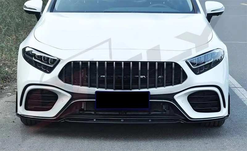 Фото Бампер C257 для Mercedes-Benz CLS (W257) в стиле GT63: передний и задний бамперы, диффузор, выхлопные трубы, 2019-2023 гг. №3