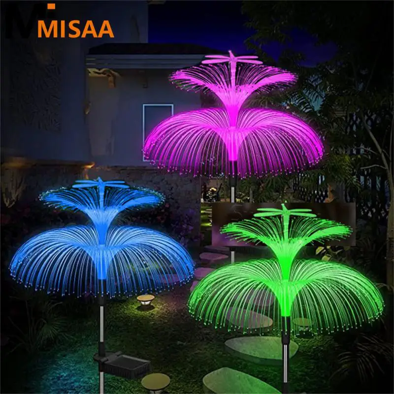 

Creative Lawn Light Solar Charge Patio Yard Solar Jellyfish Light Fiber Optic Solar Lamp Solar Led Jellyfish Lights Ip65 Outdoor