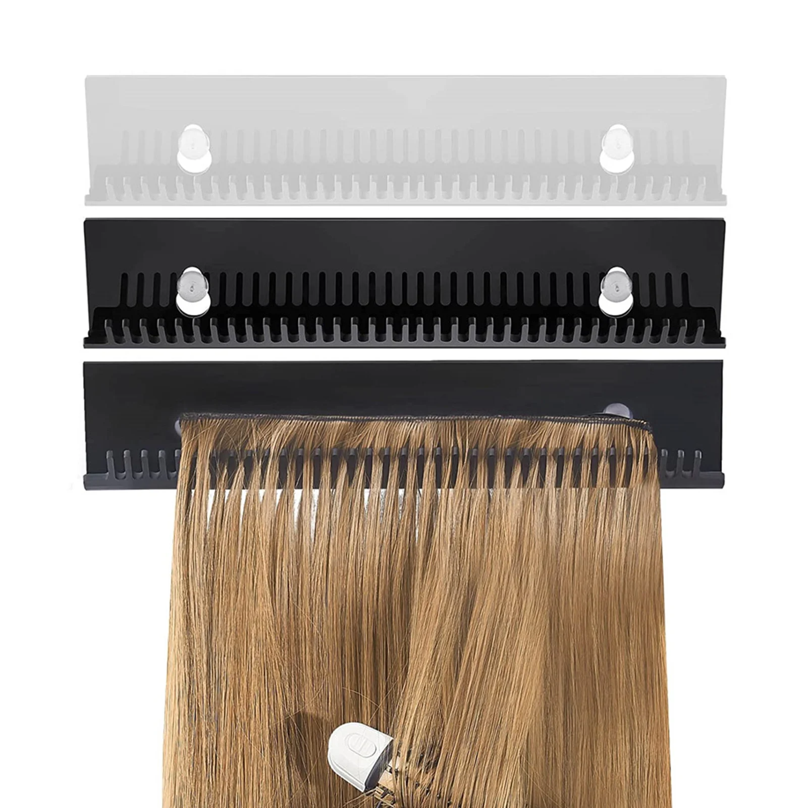 

Hair Extension Hanger Hair Extension Rack Hair Styling Tool And Extension Holder For Washing Coloring And Blow-Drying Of Weft