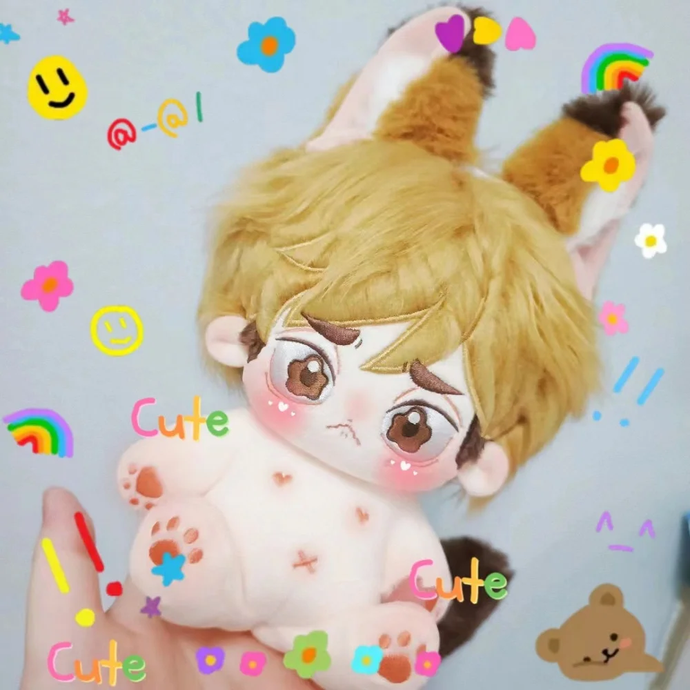 Аниме miya atsumu 20 см плюшевые куклы игрушки Обнаженная кукла плюшевый Косплей 7755