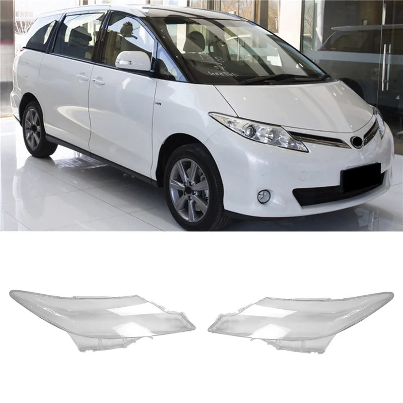 Крышка левой передней фары корпус объектива для Toyota Previa/Estima Aeras 2009-2015 прозрачный