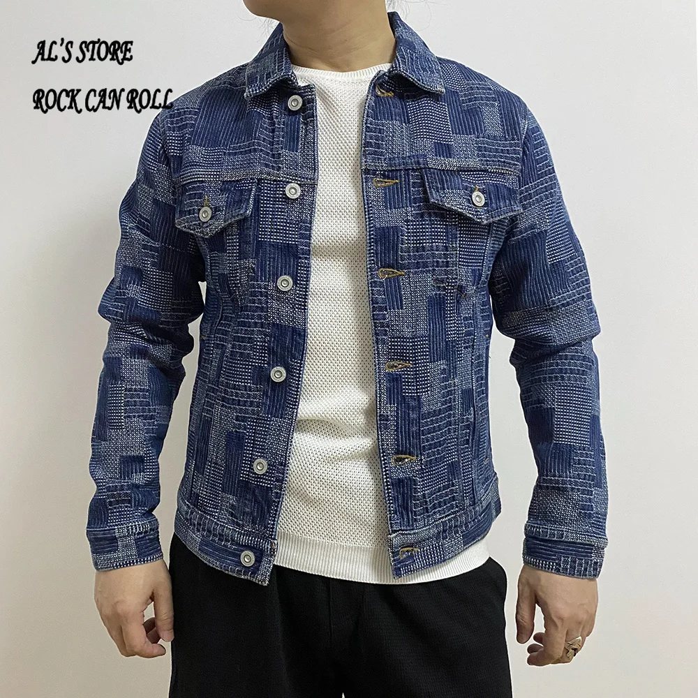 

20W7 Asian Size Indigo Selvage Washed Vintage Hand-Made Top Quality Super 13.5oz Japan Denim Jacket