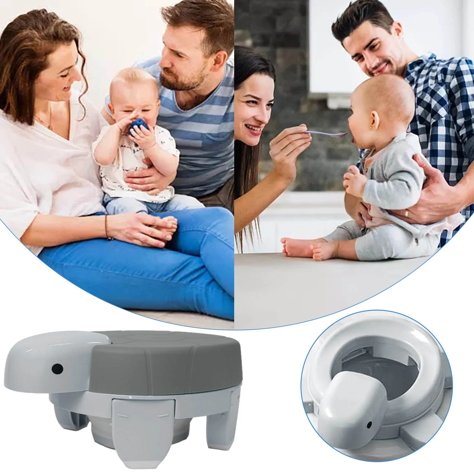 

Travel Potty Seat For Toddlers Cute Shape Foldable Kids Toilet Seat For Travel Cute Shape Portable Potty For Car Camping Outdoor