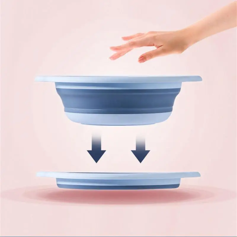 Портативная складная пластиковая дорожная Складная Раковина безопасная Прочная