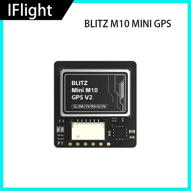 Фото Future Flight iFlight BLITZ M10 V2 mini GPS интегрируется Модуль компаса QMC5883L Встроенный TCXO кристаллический конденсатор Фарада FPV Дрон №1