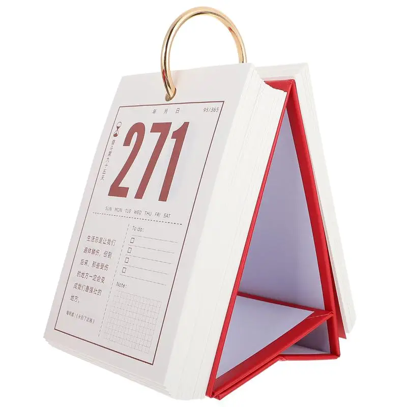 

1pc Table 365 Days Calendar Countdown Calendar Desk Calendar Decorative Calendar