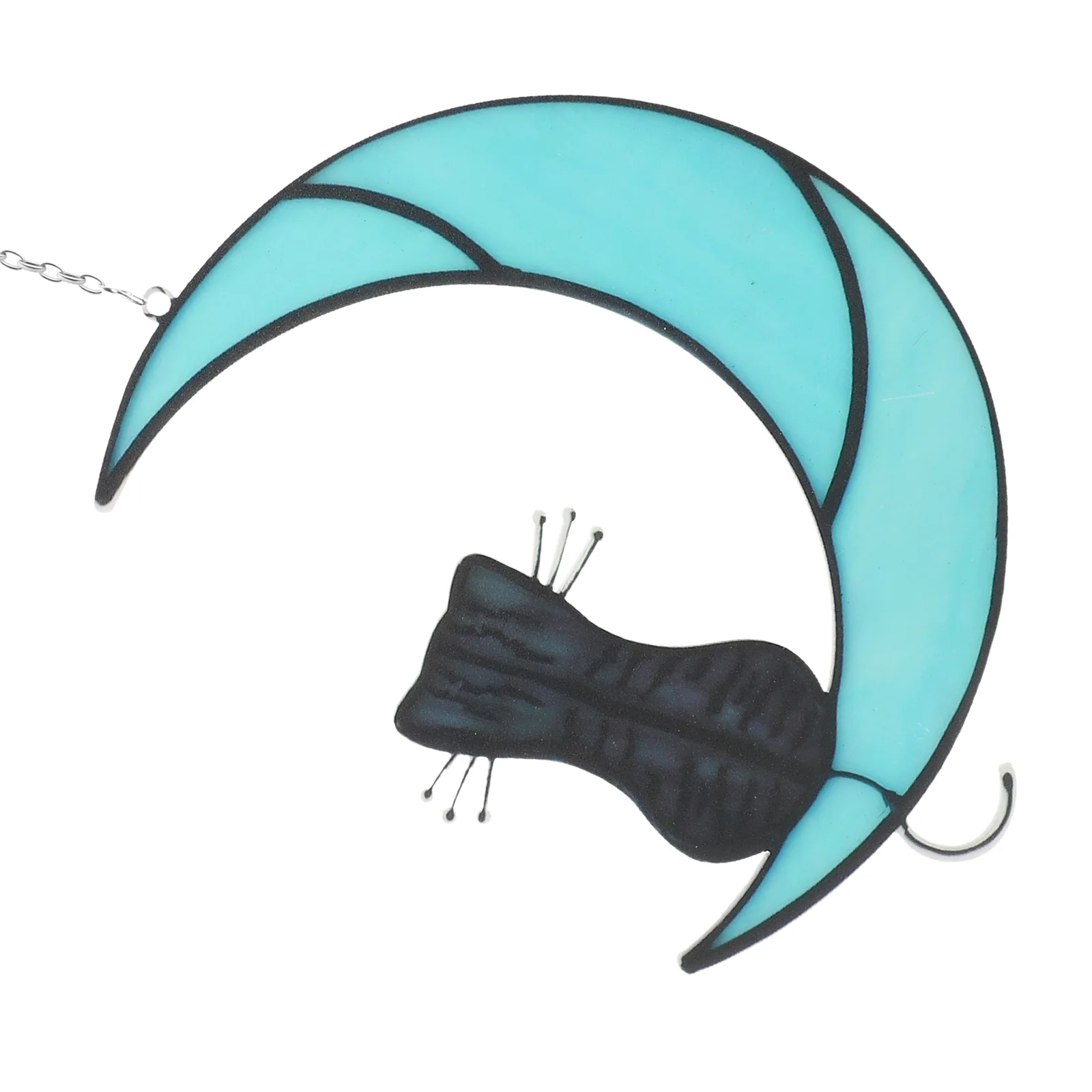 

Cat Wall Home Ornament Decorations Moon Office Gift Acrylic Pendant Hanging