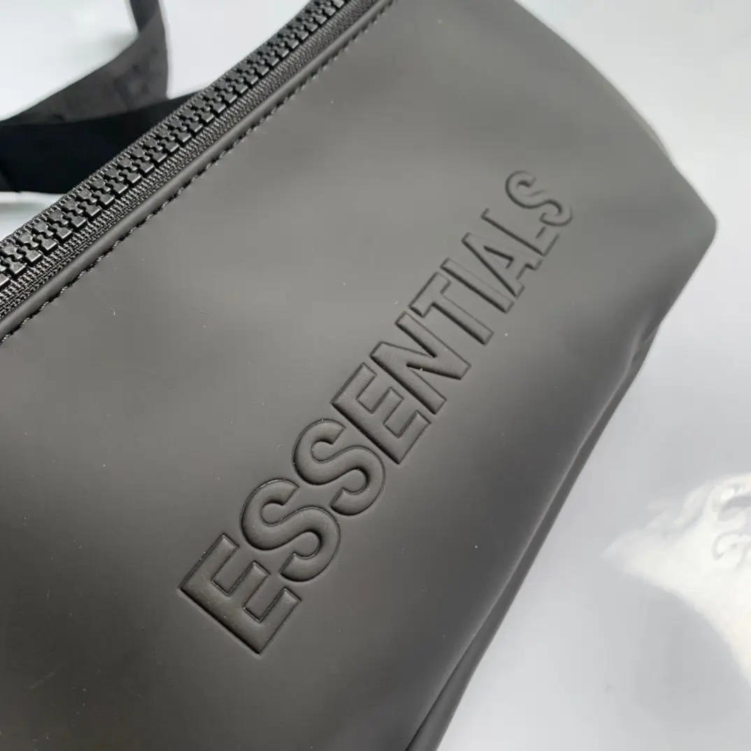 ESSENTIALS Fashion Waist Bag Men High Quality Pu Leather Street Trend Waterproof Casual Chest Pack Travel bag Unisex Belt Bag