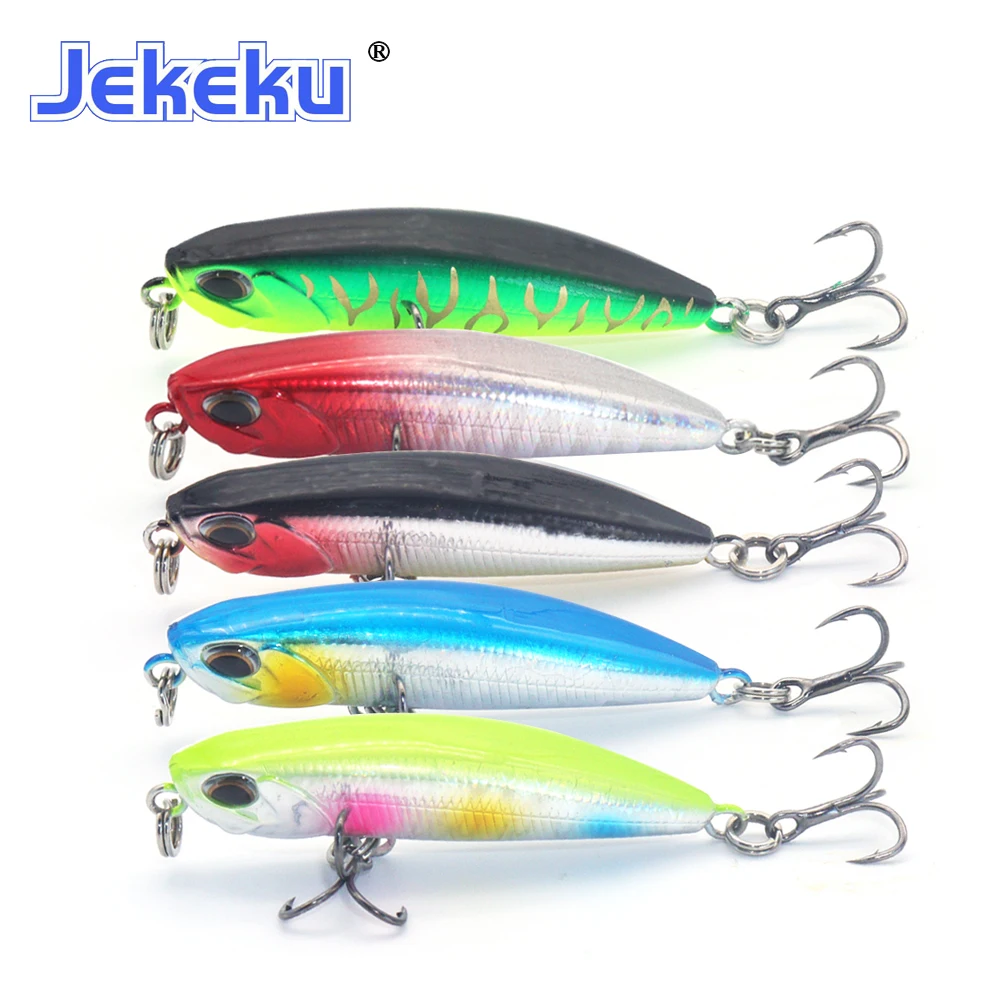 

JEKEKU NEW 1pc Pencil Topwater Sinking Pencil Fishing Lure 50mm/4.7g Artificial Hard Bait Pesca Fishing Tackle
