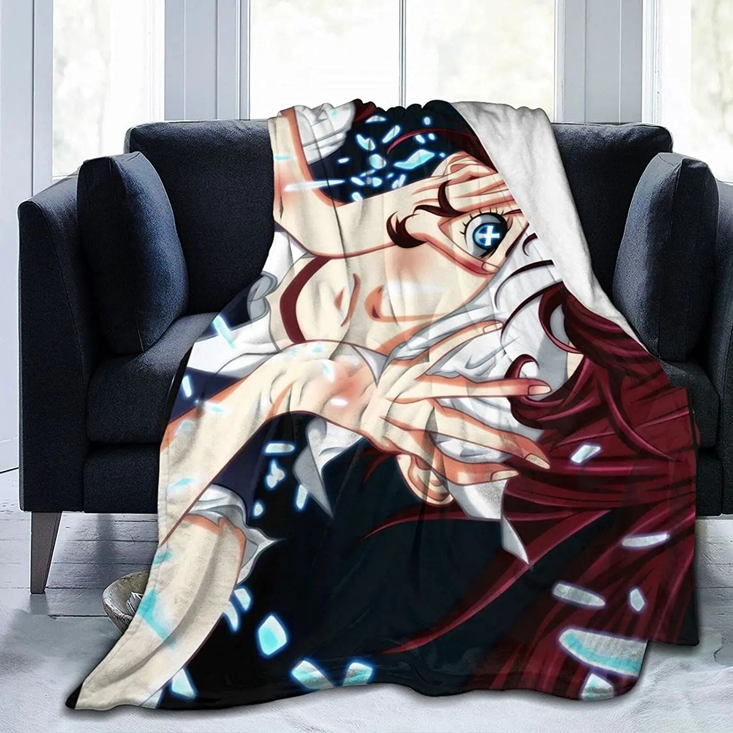 

Rika Noyamano Fluffy Soft and Comfortable Blanket, Anime Warm Embrace of Sympathy