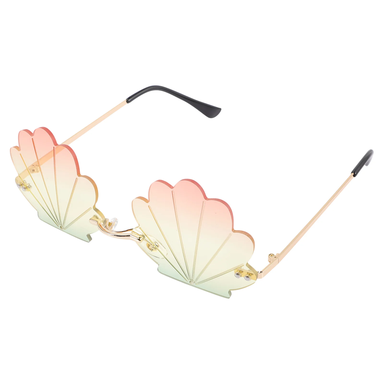 

The Summer Rimless Glasses Miss Trendy Fashion Women PC Personalized Sunglasses