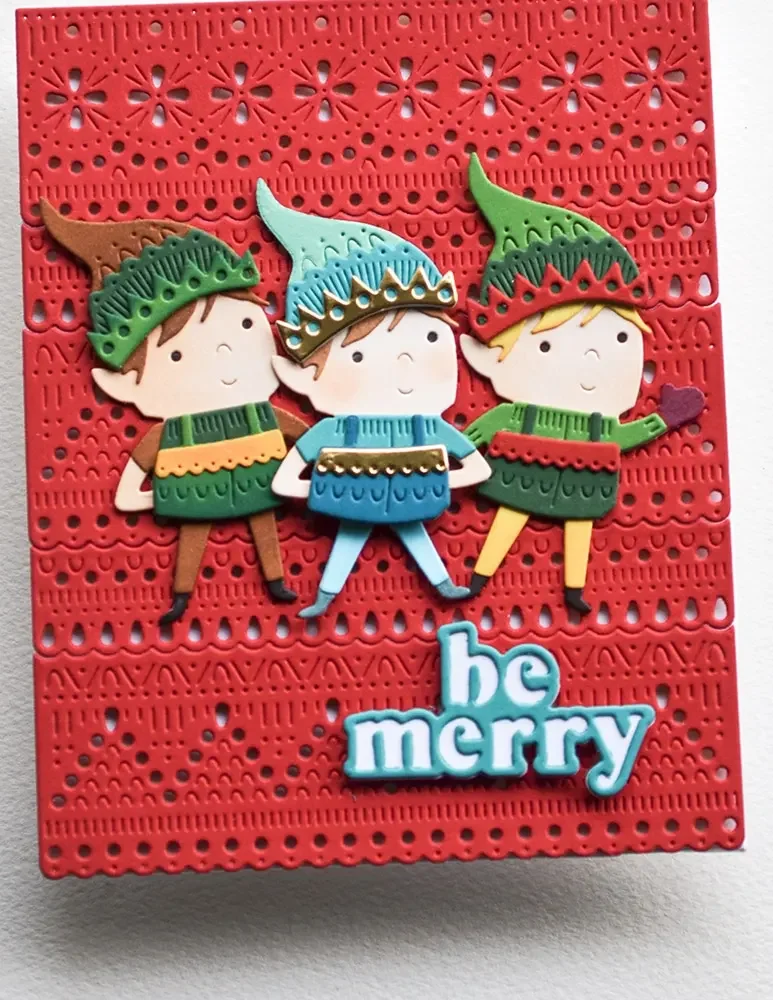 Mmao Craft металлические штампы для резки форма рождественская серия украшение