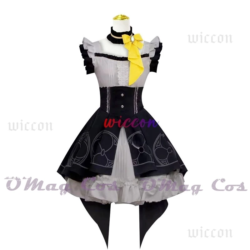 Аниме игра синий архив Iochi Mari косплей костюм женское платье для девочек парик