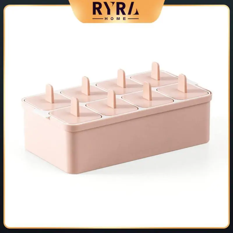 

Creative Food Grade Ice Mold Diy Storage Box Pp Ice Cups Ice Box Cute No Smell Ice Making Mold Elastic Ice Cream Mold