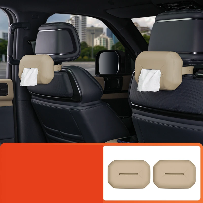 

Для BYD Leopard 5 2023 2024, автомобильная сумка для салфеток, силиконовая коробка на шнурке, оригинальная автомобильная цветная коробка для салфеток, автоаксессуары