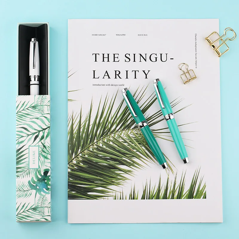 Металлическая ручка New Moon 3 цветная краска очень мелкое искусство острый школьник