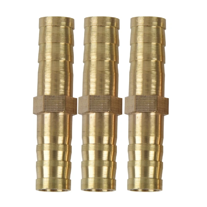 

50Pcs 8Mm Inner Dia Air Gas Straight Hose Pipe Barb Coupler