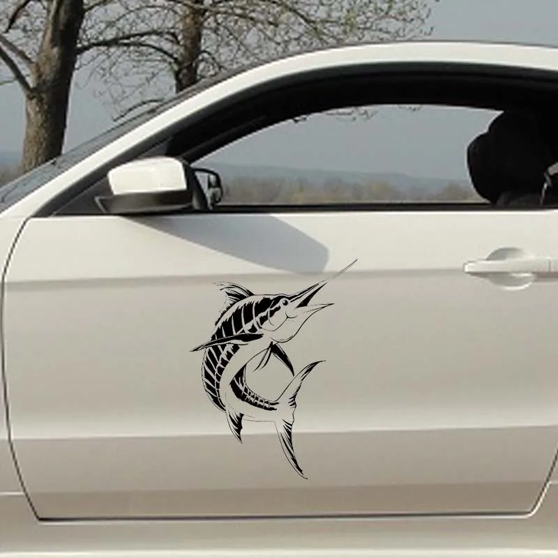 

Виниловая наклейка с изображением рыбы, лодки, яхты