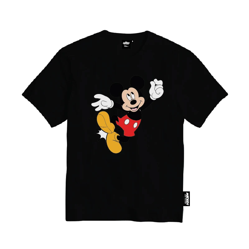 

Disney Classic (Mickey Mouse) Graphic Round Neck Short Sleeve T-Shirt Y2k Top