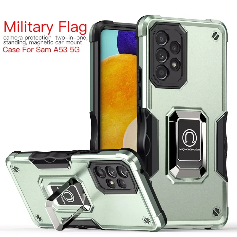 

Pack of 5 Full Cover Phone Case with Built-in Kickstand Protective Phone Shell Cell Phone Cases & Covers for A53 5G H-best
