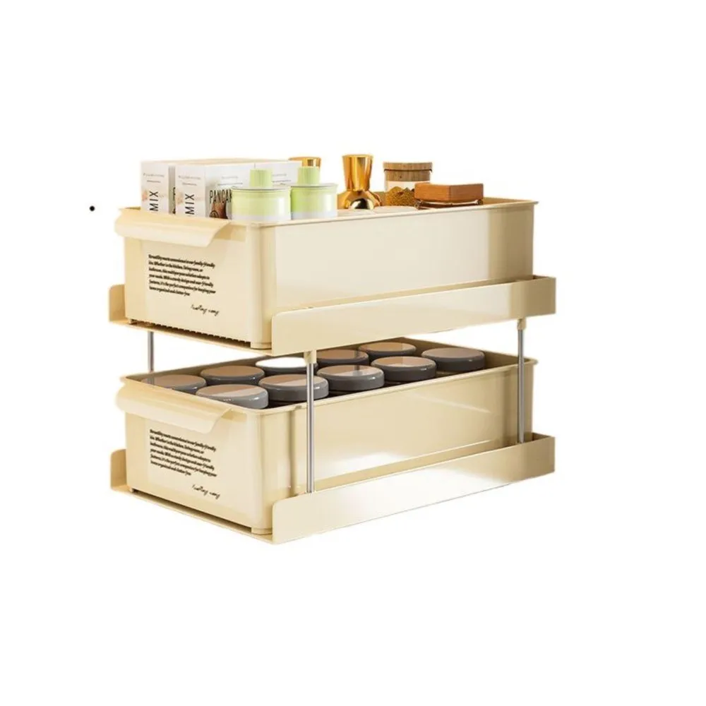 Кухонная полка домашний многослойный Настольный органайзер для приправ коробка
