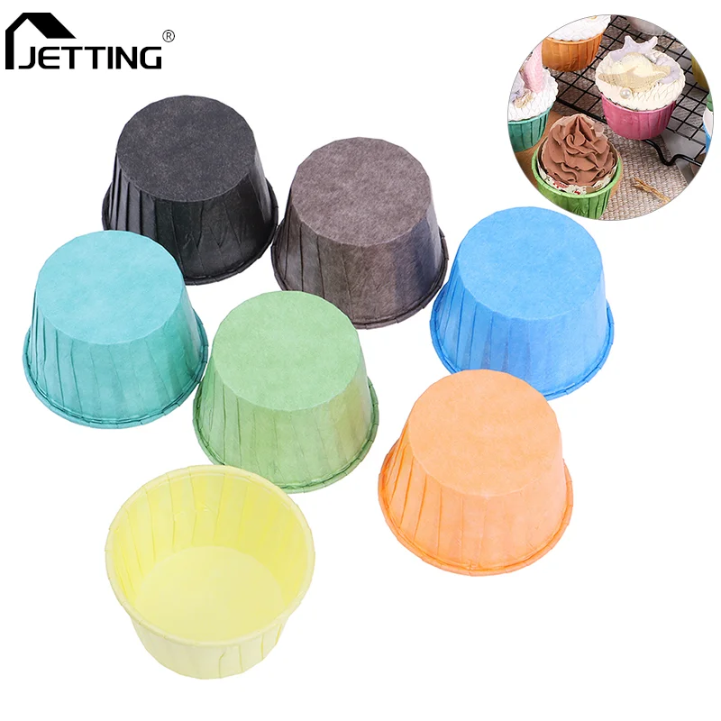 

50PCS Muffins Cup Paper Cupcake Wrappers Baking Cups Cases Boxes Cake DIY Tools Kitchen Baking Supplies