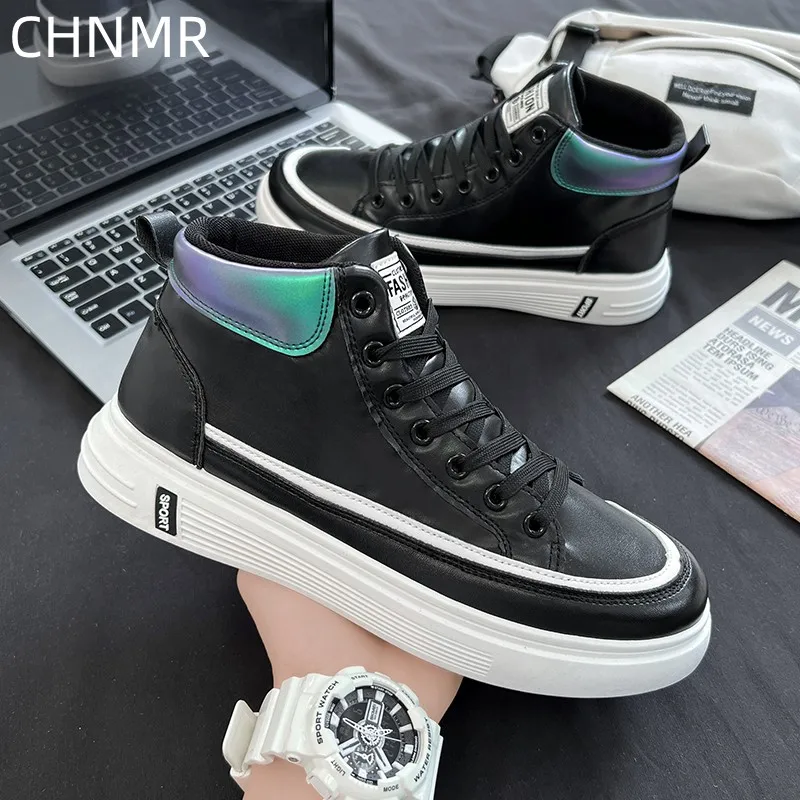 

Оригинальная мужская повседневная спортивная обувь с высоким верхом, Баскетбольная обувь на толстой подошве, уличная Удобная трендовая универсальная дышащая модная обувь