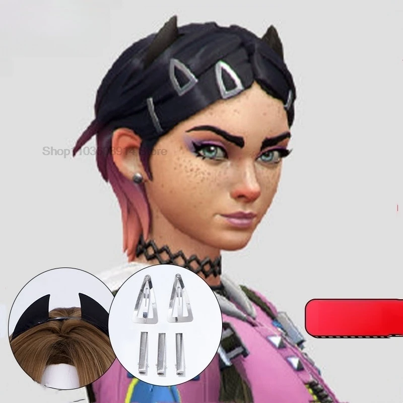 Женский костюм Valorant головной убор костюмы гвоздики сексуальный косплей аниме