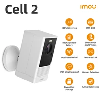dahua imou cell 2 4mp ai human detection wireless camera dual band wifi durable waterproof full color indoor outdoor monitor