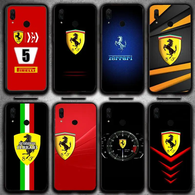 

Luxury Sports Car Ferrari Phone Case For Xiaomi 11 10 12Spro A2 A2lite A1 9 9SE 8Lite 8explorer F1 Poco 12S Ultra Cove
