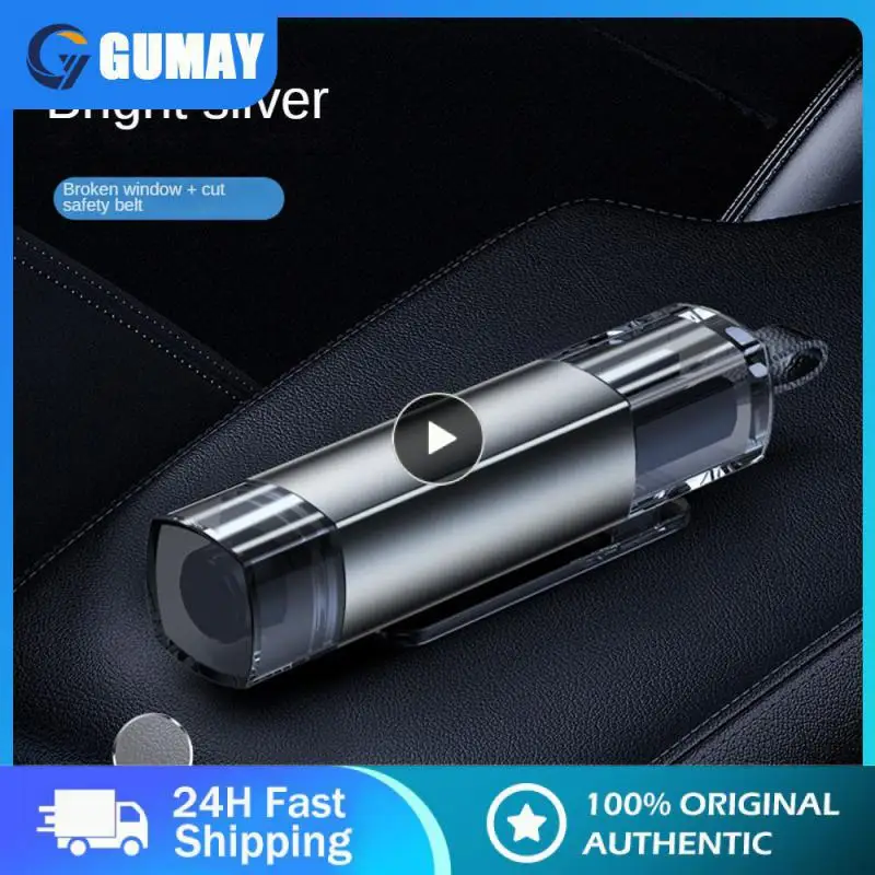 

Multifunctional Portable Mini Car Safety Hammer Built-in Stainless Steel Cutter Second Broken Window Safety Hammer Practical