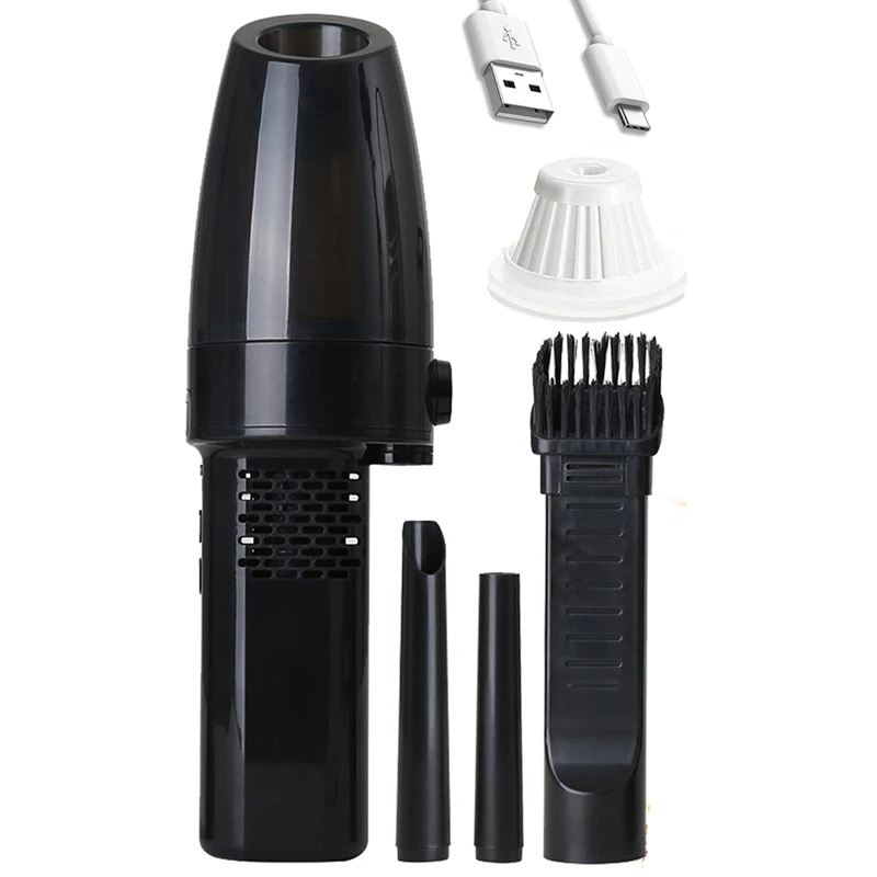 

Electric Air Duster & Vacuum 2-In-1, Multi-Use Cordless Air Duster & Vacuum Keyboard Cleaner, For Computer/Keyboard