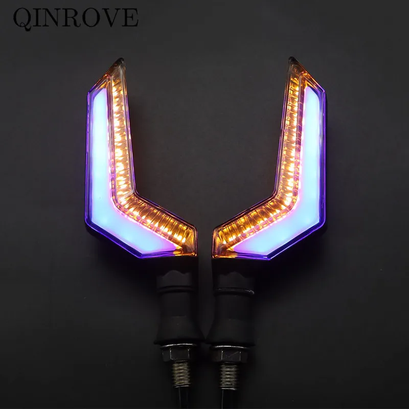 Светодиодные поворотники для мотоциклов 10 мм ABS 12 В универсальная лампа поворота