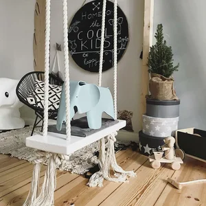 Nordic-Style Indoor Swing Glider Children's Room Decoration Ceiling Hanging Swing Rocking Chair Nordic-Style Indoor Swing Glider Children's Room Decoration Ceiling Hanging Swing Rocking Chair