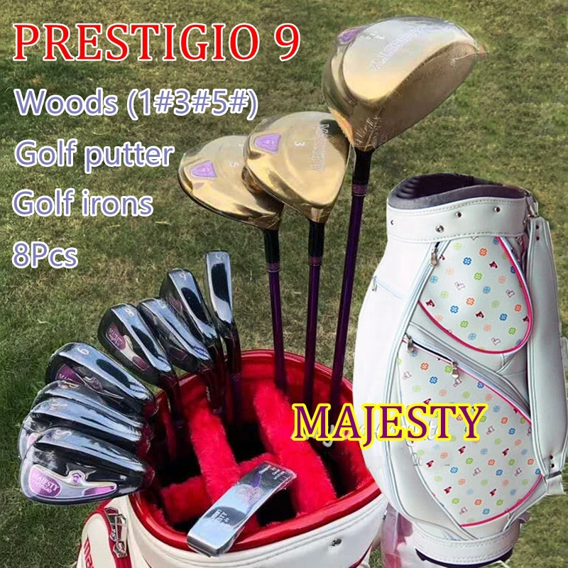 2023 New Women Golf Clubs Full Set Maruman Majesty Prestigio 9 Golf Club Complete Set Graphite Golf Shaft L Flex