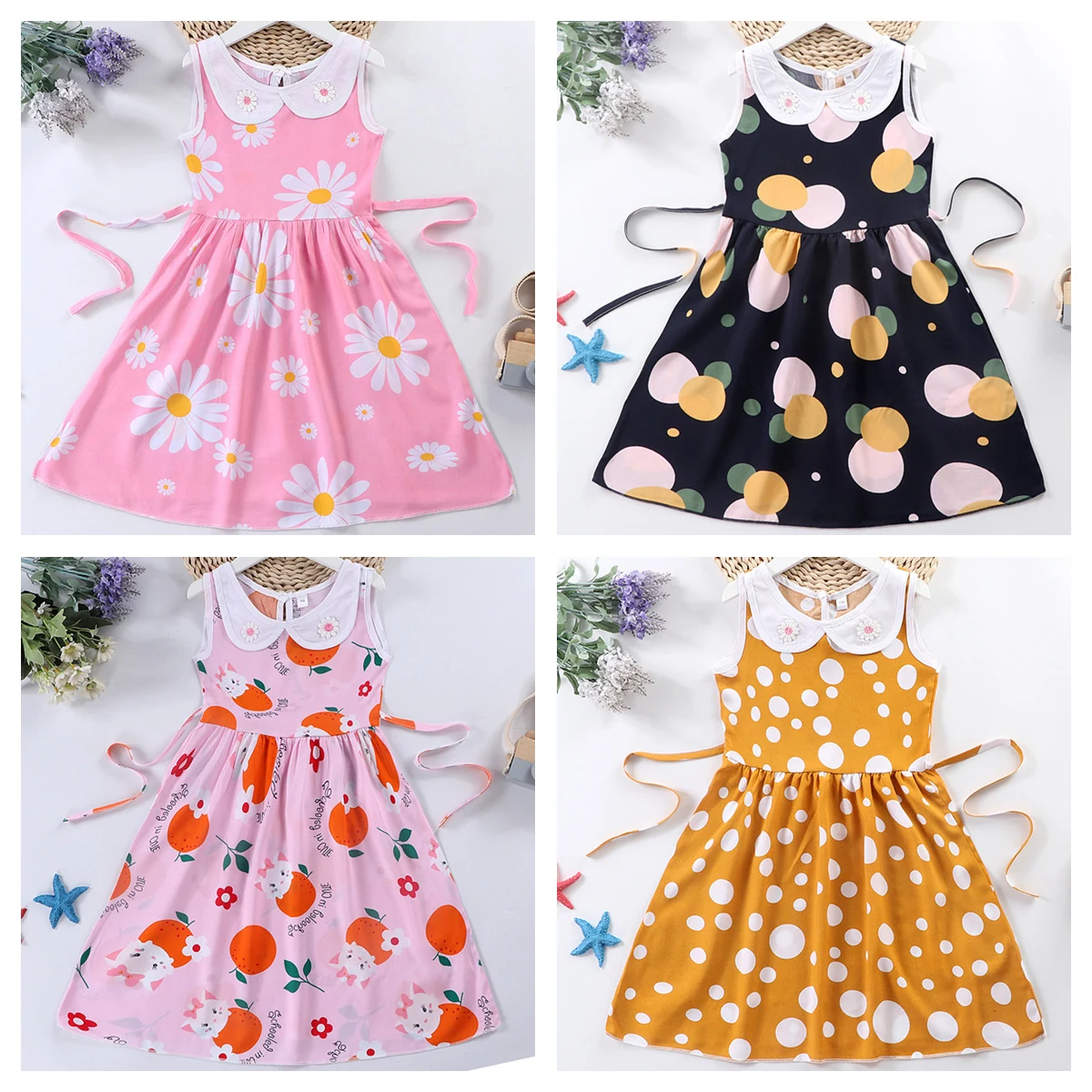 Новинка супер доступная рекламная одежда платье для маленьких девочек 3-10 лет