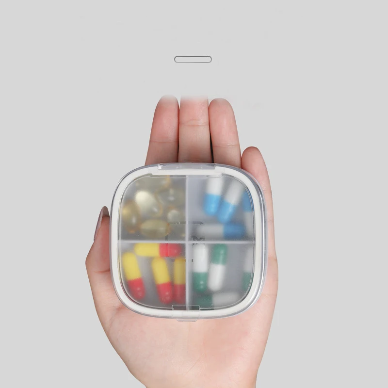 Дорожный футляр для лекарств портативный таблеток дорожный путешествий Милая