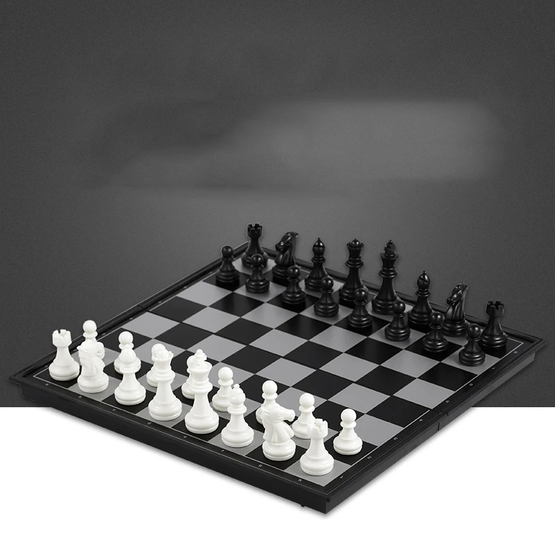 Mini Professional Chess Set Board Children Puzzle Family Table Games Adults Folding Board Jogo Xadrez Sports And Recreation
