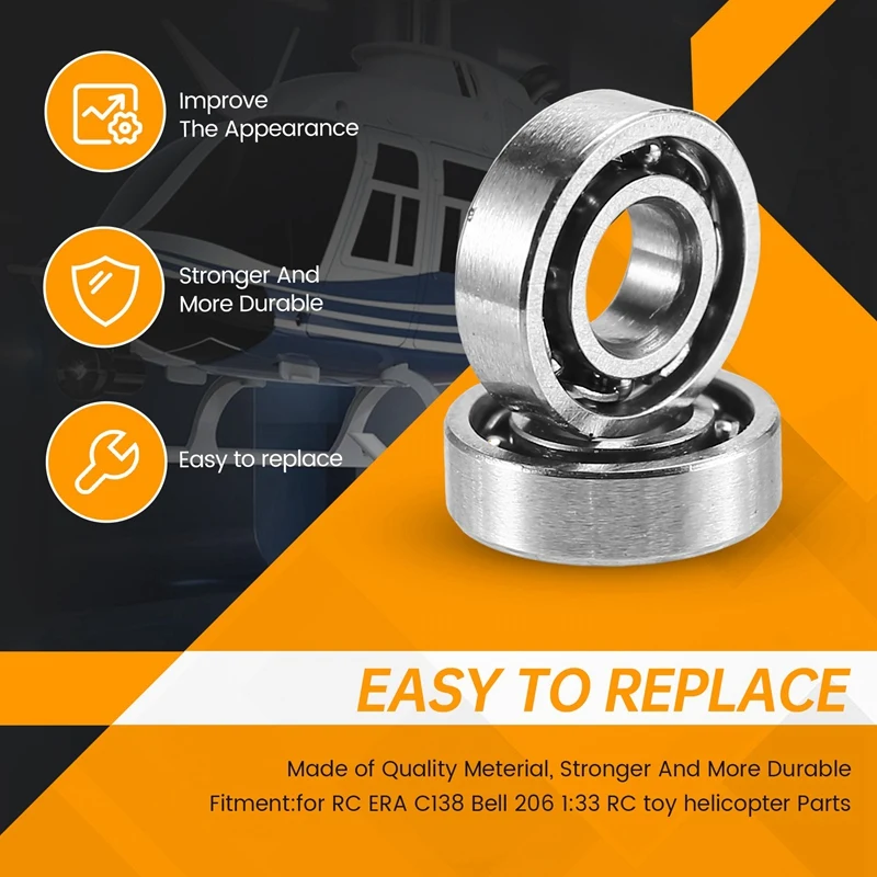 Обновление радиоуправляемого игрушечного вертолета C138 C186 комплект подшипников