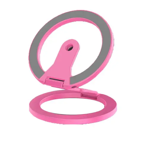   Магнитный держатель для телефона MagSafe, двусторонняя магнитная застежка, вращающаяся и складная металлическая подставка-держатель.