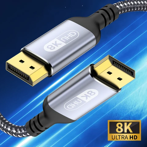 NIERBO Кабель DisplayPort 8K 32.4 Гбит/с
