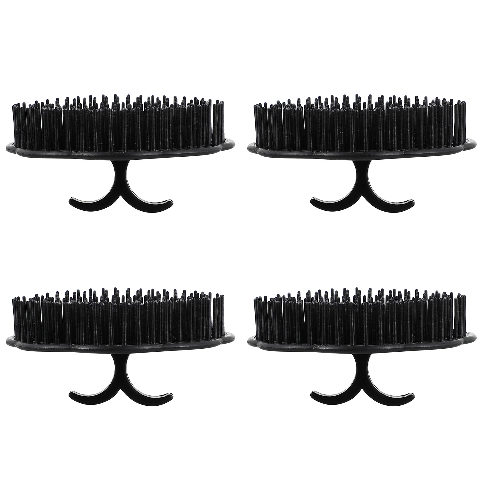 

4pcs Shampoo Bath Brush Scalp Scraper for Dandruff Scalp Brush Hair Shampoo Brush Scalp Comb