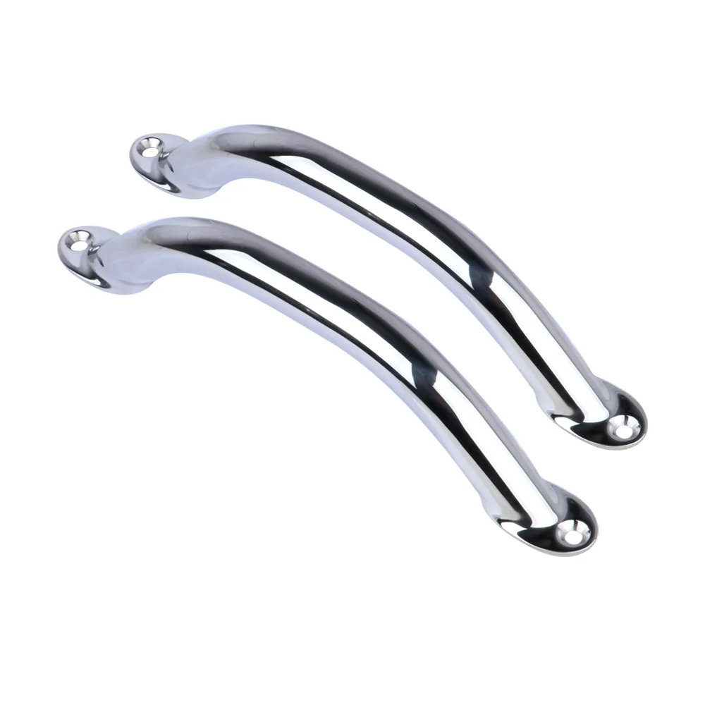 

New arrival 316 Stainless Steel 9'' Boat Polished Boat Marine Grab Handle Handrail boat accessories marine