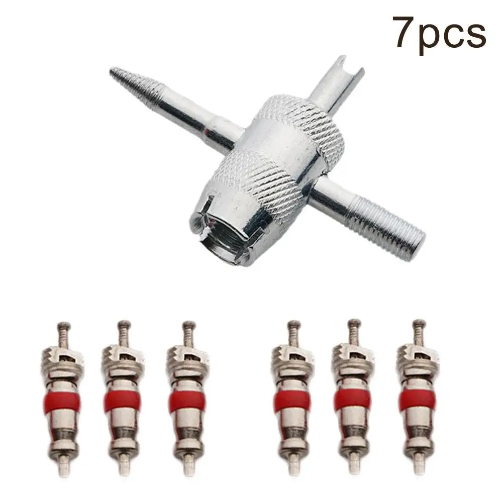 

Набор гаечных ключей для автомобиля, инструмент для ремонта, установки и удаления стержней клапана 4 в 1, инструмент для очистки