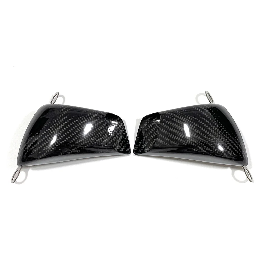 Фото Для BMW S1000R/RR M1000R/RR HP4 S1000XR M1000XR 100% углеродное волокно мотоцикла передний тормозной воздуховод суппорт крышка радиатора s1000 №5
