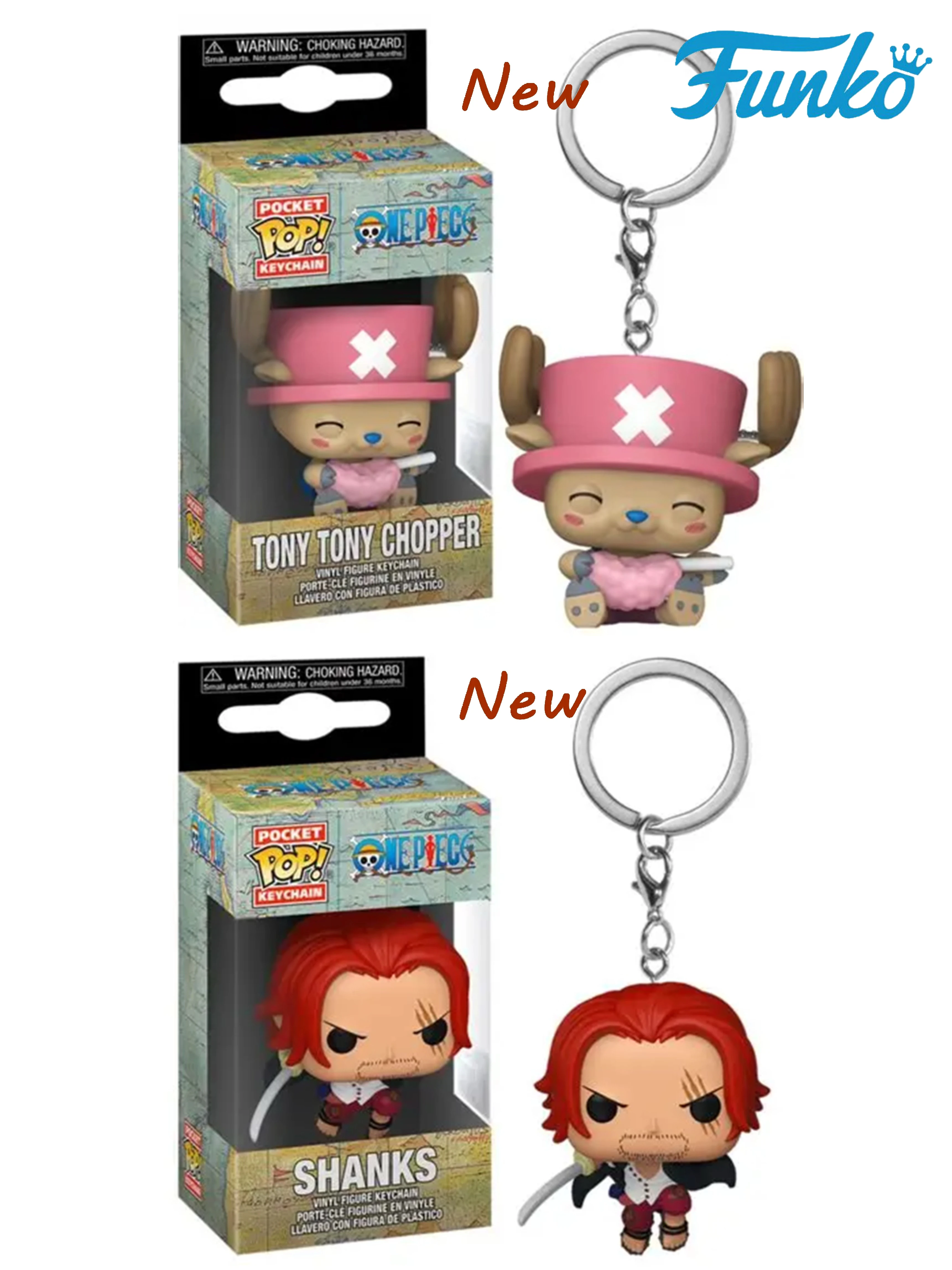 Фото Фигурка Чоппера из One Piece с элементом «Сахарная вата»! Брелок Funko POP Шанкс: Коллекционная виниловая фигурка, игрушка, подарок для детей №1