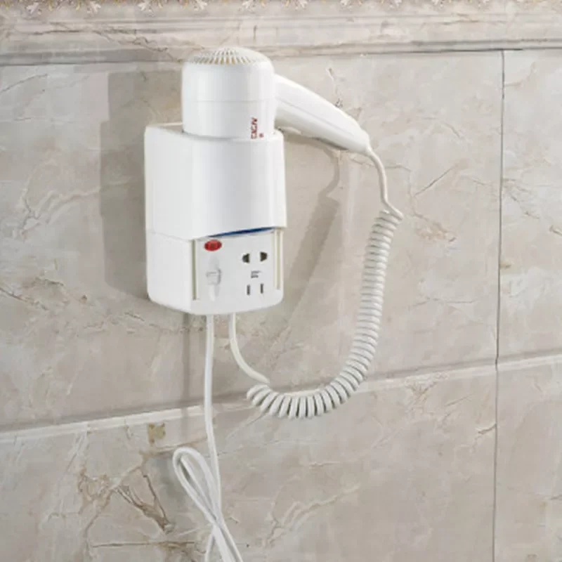 

1300W home hotel bathroom hair dryer powerful hair dryer hot and cold air 220V wall-mounted hair dryer